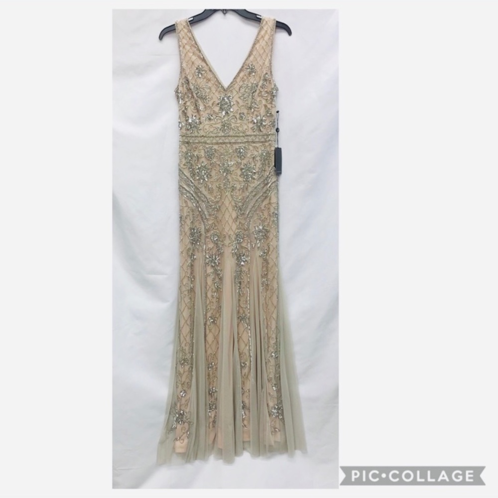 Adrianna-Papell long Gown - Picture 7 of 11
